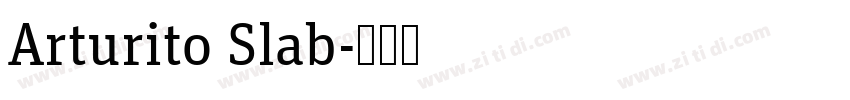 Arturito Slab字体转换